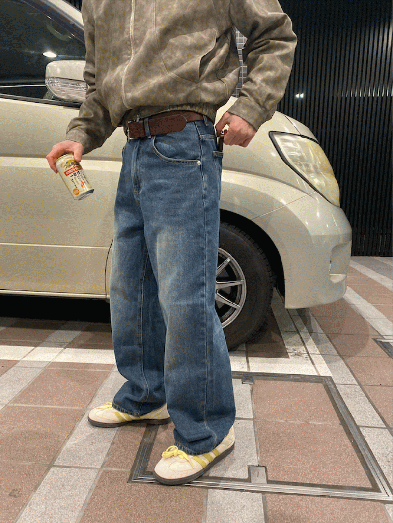[Best / 주문폭주 / 기획&amp;한정] Daily denim wide pants (3 color)